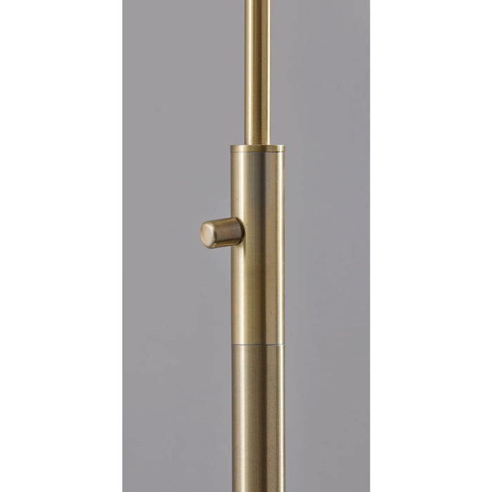 Adesso Starling LED Floor Lamp Antique Brass (3934-21)