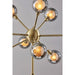 Adesso Starling LED Floor Lamp Antique Brass (3934-21)