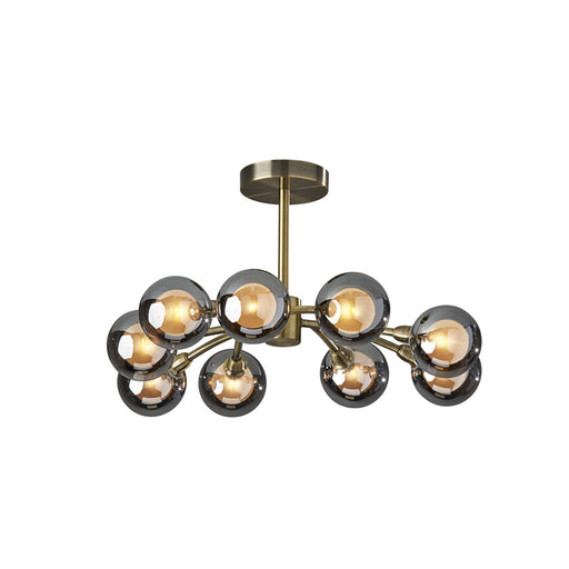 Adesso Starling LED Flush Mount Antique Brass (3584-21)