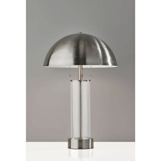 Adesso Troy Table Lamp Brushed Steel (3054-22)
