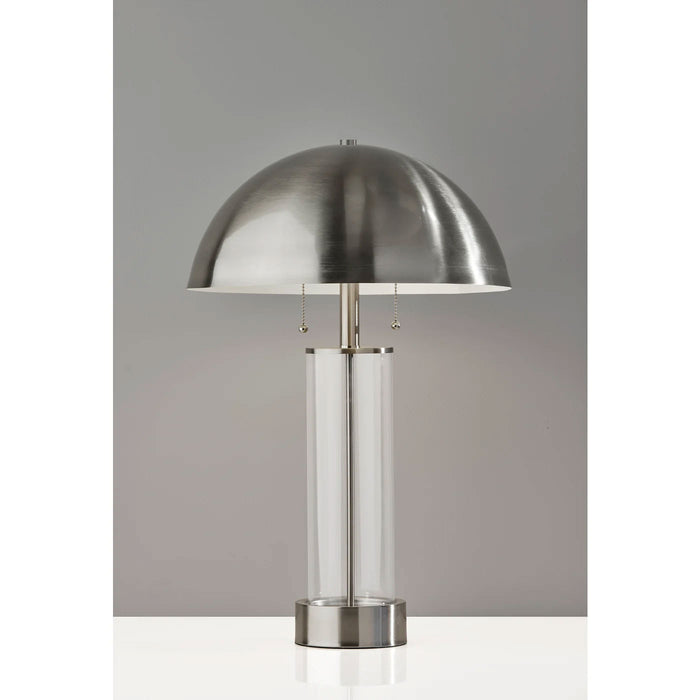 Adesso Troy Table Lamp Brushed Steel (3054-22)