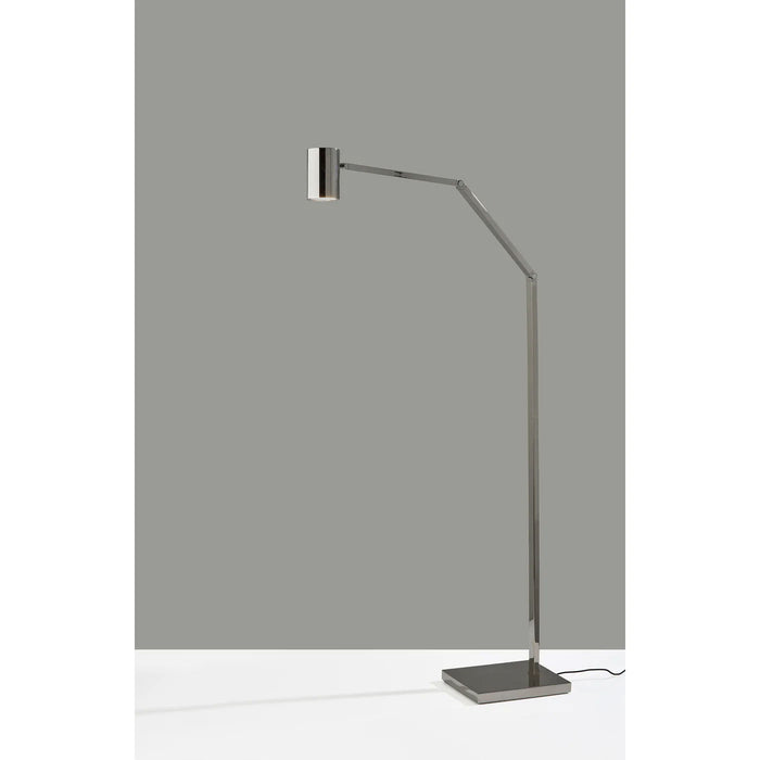 Adesso Turrell Task Floor Lamp Polished Nickel (10036312PN)