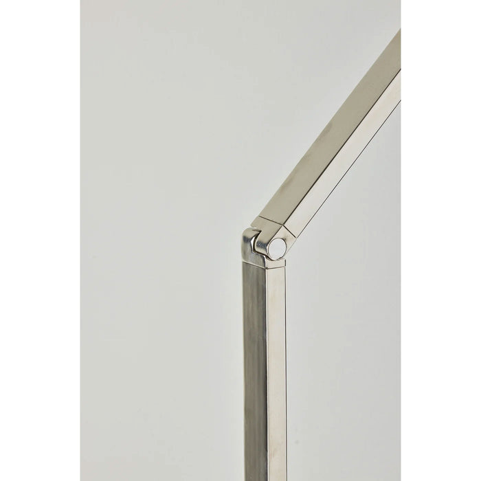 Adesso Turrell Task Floor Lamp Polished Nickel (10036312PN)