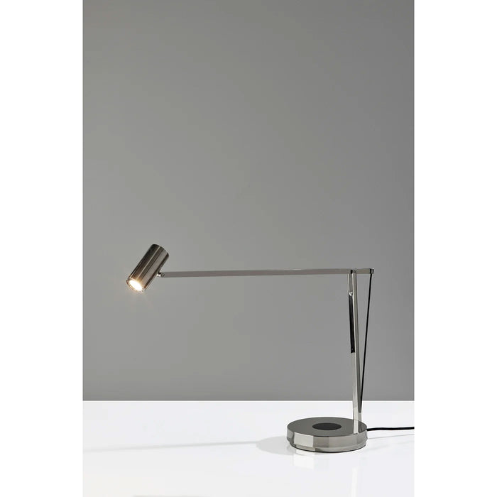 Adesso Turrell Task Lamp With Wireless Charging Polished Nickel (10036309PN)