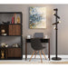 Adesso Tyler LED Floor Lamp Black With Gold Painted Interior 3000K (2105-01)