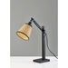 Adesso Walden Table Lamp Black Metal And Wood (4088-01)