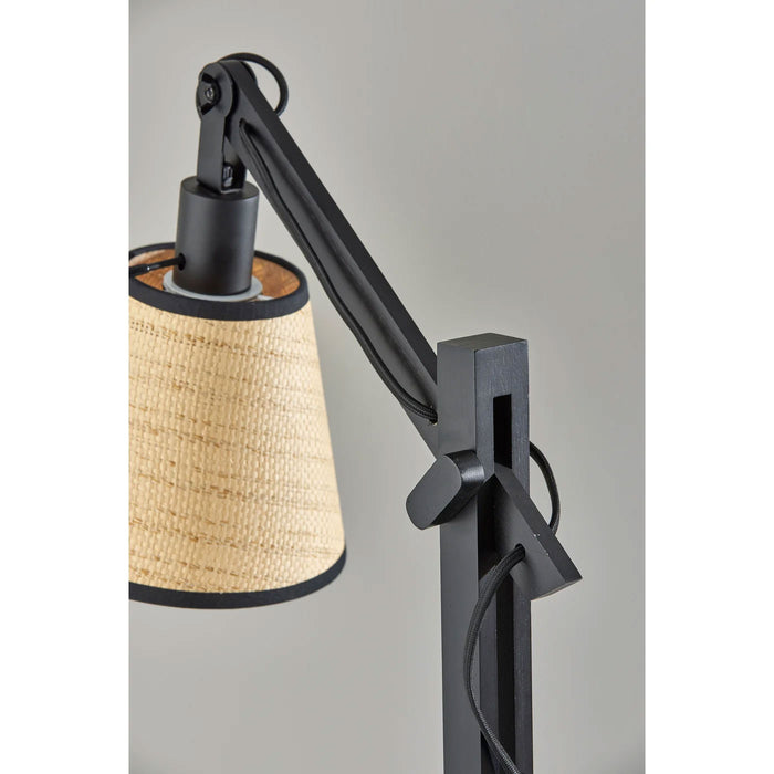 Adesso Walden Table Lamp Black Metal And Wood (4088-01)