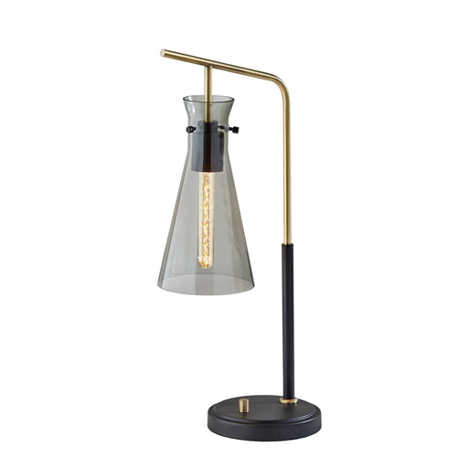 Adesso Walker Desk Lamp Black And Antique Brass (3737-21)