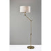 Adesso Willard Multi-Joint Floor Lamp Antique Brass (4035-21)