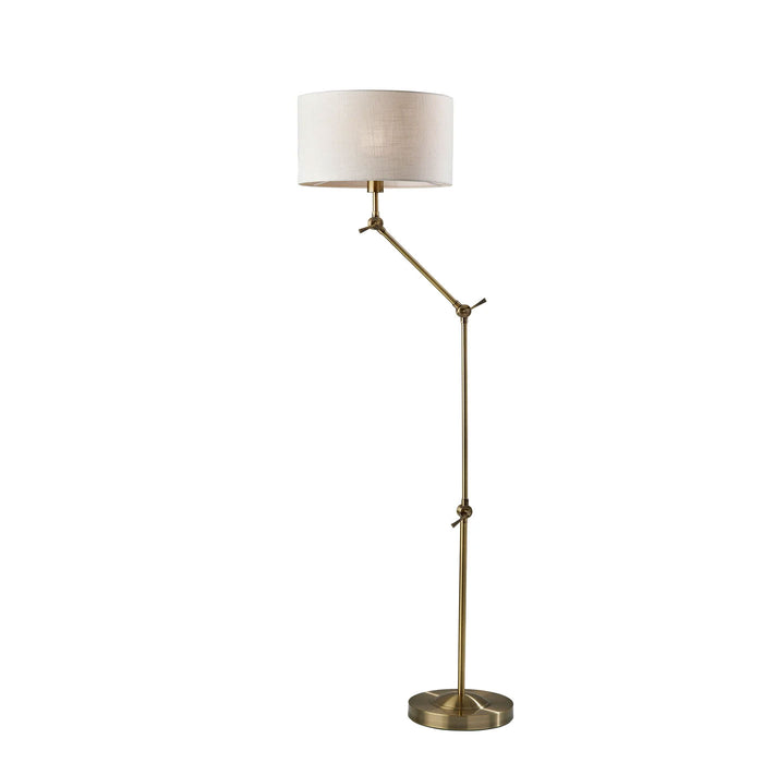 Adesso Willard Multi-Joint Floor Lamp Antique Brass (4035-21)