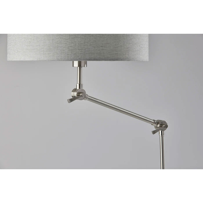 Adesso Willard Multi-Joint Floor Lamp Brushed Steel (4035-22)