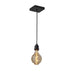 Adesso Wren Pendant Black With 40W Vintage Bulb (3845-01)