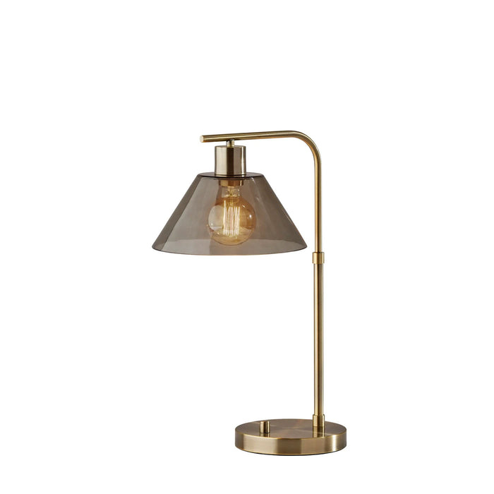 Adesso Zoe Desk Lamp Antique Brass (3797-21)