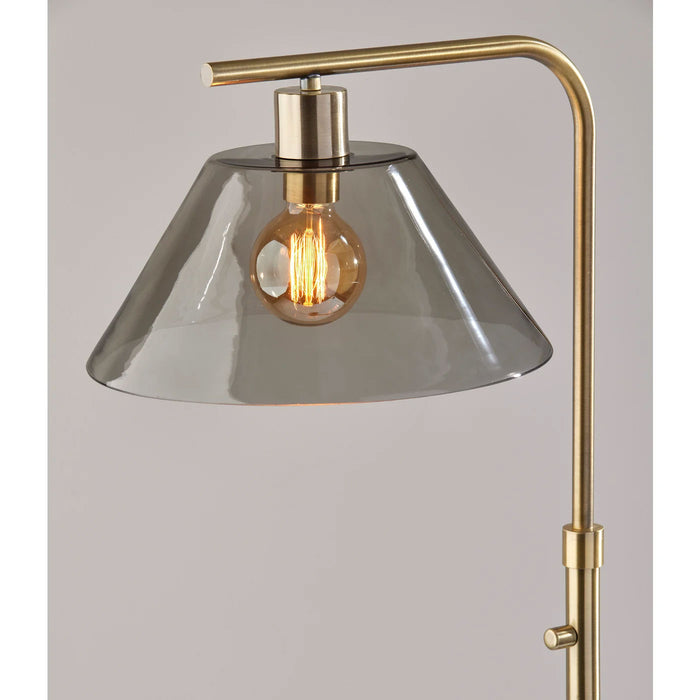 Adesso Zoe Floor Lamp Antique Brass (3798-21)