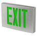 Best Lighting Products Die-Cast Aluminum Exit Sign Universal Single/ Double Face Green Letters AC Only No Self-Diagnostics Dual Circuit With 120V Input (KXTEU3GAA2C-120-TP)