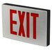 Best Lighting Products Die-Cast Aluminum Exit Sign Single Face Red Letters Black Housing Aluminum Face Panel AC Only No Self-Diagnostics Dual Circuit With 120V Input No (KXTEU1RBA2C-120)