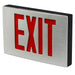 Best Lighting Products Die-Cast Aluminum Exit Sign Universal Single/ Double Face Red Letters Black Housing Aluminum Face AC Only No Self-Diagnostics Dual Circuit With 277V Input (KXTEU3RBA2C-277-USA)
