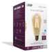 Feit Electric 5W [60W Equivalent] Amber 2100K Vintage ST19 Smart Wi-Fi LED Light Bulb (ST1960/FIL/AG)