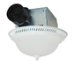 Air King 70 CFM White Decorative Exhaust Fan With 2-60W Lights (DRLC703)