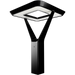 RAB AL5 Architectural Post-Top Area Light Square Wattage/CCT Selectable 120W/60W/30W 3000K/4000K/5000K 480V Type V Wide Black (AL5SB/480)