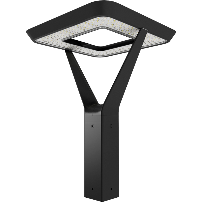 RAB AL5 Architectural Post-Top Area Light Square Wattage/CCT Selectable 120W/60W/30W 3000K/4000K/5000K 120-277V Type V Wide Bronze (AL5S)