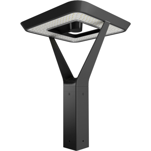 RAB AL5 Architectural Post-Top Area Light Square Wattage/CCT Selectable 120W/60W/30W 3000K/4000K/5000K 120-277V Type V Wide Twistlock Photocell Bronze (AL5S/PCTA)