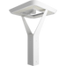 RAB AL5 Architectural Post-Top Area Light Square Wattage/CCT Selectable 120W/60W/30W 3000K/4000K/5000K 480V Type V Wide Twistlock Photocell White (AL5SW/480/PCTA)