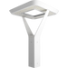 RAB AL5 Architectural Post-Top Area Light Square Wattage/CCT Selectable 120W/60W/30W 3000K/4000K/5000K 480V Type V Wide White (AL5SW/480)