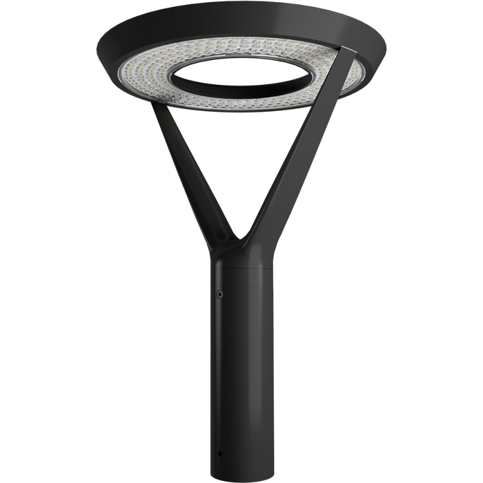 RAB AL5 Architectural Post-Top Area Light Round Wattage/CCT Selectable 120W/60W/30W 3000K/4000K/5000K 120-277V Type V Wide Bronze (AL5)