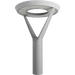 RAB AL5 Architectural Post-Top Area Light Round Wattage/CCT Selectable 120W/60W/30W 3000K/4000K/5000K 480V Type V Wide Roadway Gray (AL5RG/480)