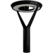 RAB AL5 Architectural Post-Top Area Light Round Wattage/CCT Selectable 120W/60W/30W 3000K/4000K/5000K 120-277V Type V Wide Motion Sensor Arm Black (AL5B/SA)