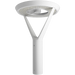 RAB AL5 Architectural Post-Top Area Light Round Wattage/CCT Selectable 120W/60W/30W 3000K/4000K/5000K 120-277V Type V Wide Motion Sensor Arm White (AL5W/SA)