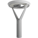 RAB AL5 Architectural Post-Top Area Light Round Wattage/CCT Selectable 120W/60W/30W 3000K/4000K/5000K 480V Type V Wide Twistlock Photocell Roadway Gray (AL5RG/480/PCTA)