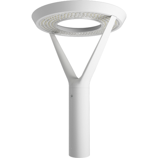 RAB AL5 Architectural Post-Top Area Light Round Wattage/CCT Selectable 120W/60W/30W 3000K/4000K/5000K 120-277V Type V Wide White (AL5W)