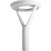 RAB AL5 Architectural Post-Top Area Light Round Wattage/CCT Selectable 120W/60W/30W 3000K/4000K/5000K 120-277V Type V Wide White (AL5W)