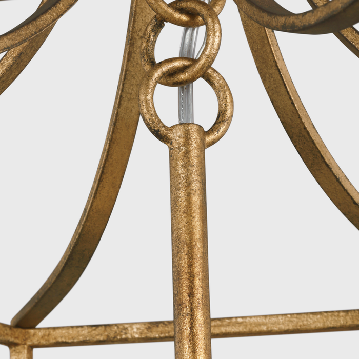 Generation Lighting Bantry House Medium Lantern Antique Gild (AC1014ADB)