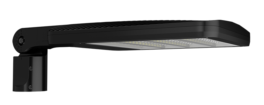 RAB ALED Field Adjustable Area Light 78W/90W/150W 3000K Slipfitter Mount 7-Pin Receptacle Black (ALEDMATSFYB/7PR)