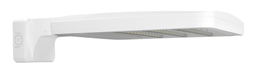 RAB ALED Field Adjustable Area Light 78W/90W/150W Type III 3000K Wall Mount 7-Pin Receptacle White (ALEDM3TWMYW/7PR)