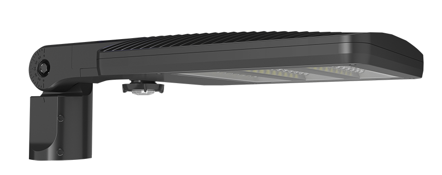 RAB ALED Field Adjustable Area Light 80W/60W/40W Type II 3000K Slipfitter Mount Wattstopper Sensor 20 Foot Lens Bronze (ALEDS2TSFY/WS2)