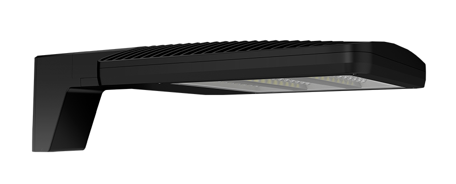 RAB ALED Field Adjustable Area Light 80W/60W/40W Type II 3000K Pole Mount Black (ALEDS2TYB)