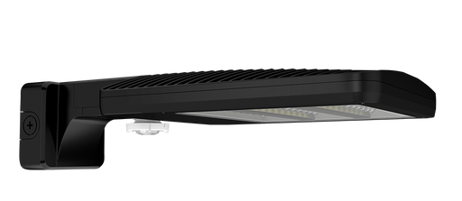 RAB ALED Field Adjustable Area Light 80W/60W/40W Type IV 3000K Wall Mount Wattstopper Sensor 20 Foot Lens Black (ALEDS4TWMYB/WS2)