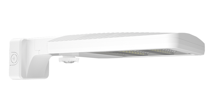 RAB ALED 80W/60W/40W Type V 5000K Wall Mount WS Sensor 20 Foot Lens White (ALEDS5TWMW/WS2)