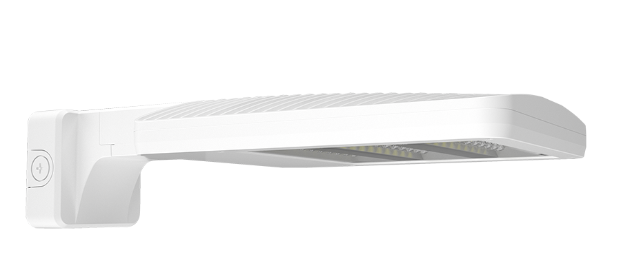 RAB ALED Field Adjustable Area Light 80W/60W/40W Type IV 3000K Wall Mount White (ALEDS4TWMYW)
