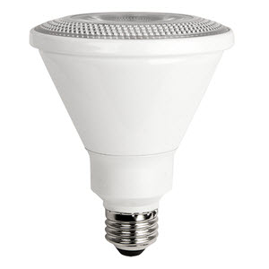 TCP LED 9.5W P30SN Dimmable 5000K Flood (L75P30SD2550KFL)