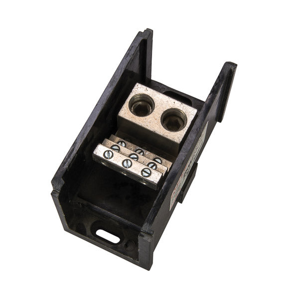 NSI 2 350 MCM-6 AWG Primary 12 4-14 Secondary Power Distribution Block (AL-P2-H12)
