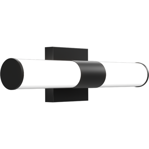 RAB Allure Vanity 18 Inch 20W Round CCT Selectable 2700K/3000K/3500K/4000K/5000K 1300Lm 120V Triac/ELV Black (ALR-18RB)