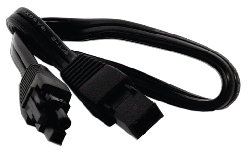 American Lighting 12 Inch Extension Wire For 120V Puck Lights Black Wire (ALLVPEX12-B)