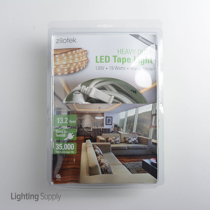 American Lighting 120V LED Tape Light Kit 13.2 Foot 9.6W/Kit UL Warm White (120-TL60-13.2-WW)