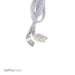 American Lighting 24 Inch Linking Extension For 120V Puck Lights cULus White Wire (ALLVPEX24WH-B)