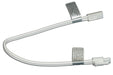 American Lighting 24 Inch Linking Extension For 120V Puck Lights cULus White Wire (ALLVPEX24WH-B)